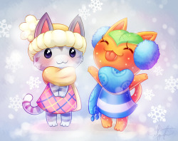 Nevirra:  Snowflakes Taste Like Rainbow Sherbet! This Started As A Tangy-Only Doodle,