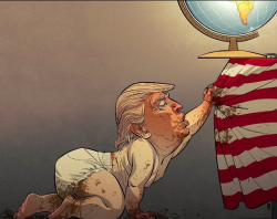 morphene-gimlet:  daily-meme: President elect Donald Trump in a Norwegian newspaper. oh my