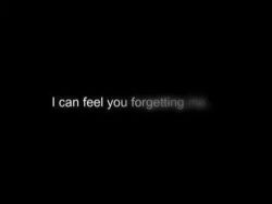camillacarolina:  I can feel you forgetting