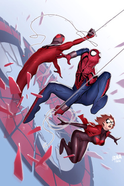 geeknetwork:  Scarlet Spiders #1 Cover   -   David Nakayama 