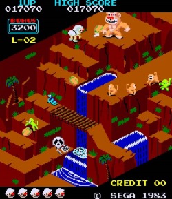 mastersofthe80s:    Congo Bongo (Sega, 1983)  