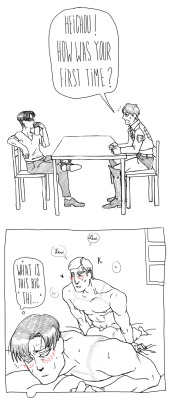 Su-Kichuya:  Heichou’s First Time ! And My First Time Drawing Eren ! :D I Want