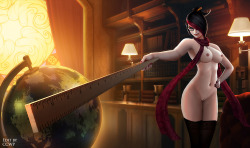 r34upyourass:  League of Perversion Today: Fiora Laurent