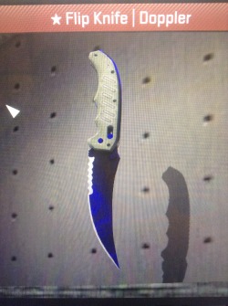So&hellip; unboxed this today. A factory new Flip knife Doppler. I am happy. 
