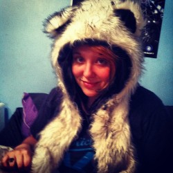 This is my baby with her husky hat , so cute :) Anybody who had met her knows why I love her. I say this as we are currently watchin the master of disguise :D  #cutie #gf #soulmate #pkf @mb6688 @punchkickfight