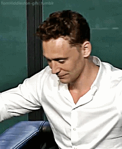 tomhiddleston-gifs:  Fan: Um… I just have to say this because I have the opportunity to say it: “Kneel”. 