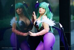 rule34andstuff:  Fictional Characters I would “wreck”(provided they were non-fictional): Morrigan Aensland(Dark Stalkers).