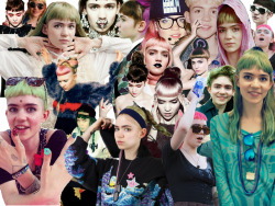 hiv-horse:  grimes-slimes-blog: grimes collage ♡  baby 