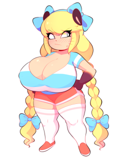 theycallhimcake:    commission for @nessandlucied of @SCIFIJACKRABBIT ’s Tiffy cosplaying as Cassie! Tiffy is &lt;3 
