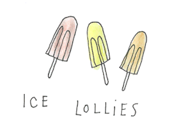 topillow:  ice lollies