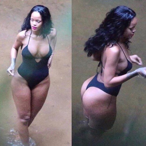 Porn thecajanbajan:  Thick Rihanna photos