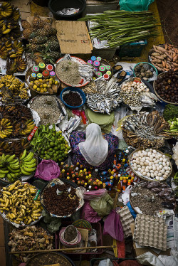 tapio-ca:  Malaysia Vegetable Market Photograph by  David Vilder 