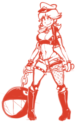 gigalithic:Punk Daisy sketch