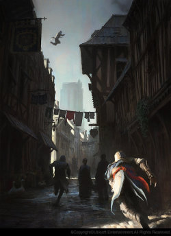 wq0326:  Some stunning concept artworks of Assassin’s Creed Unity from Gilles Beloeil And that Arno in the first picture wears the outfit of Edward Kenway~~