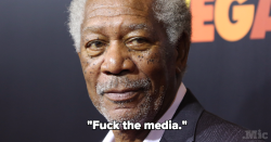 micdotcom:  Morgan Freeman nails the TV coverage of Baltimore with 3 words In a recent interview with the Daily Beast, the actor succinctly voiced his exasperation with news coverage this week, and in doing so echoed the frustrations of many. “Fuck