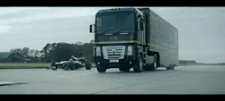 thisistheverge:  Truck Jumps An F1 Car And Sets A World Record Doing It  Truck Jumps An F1 Car And Sets A World Record Doing It  Truck Jumps An F1 Car And Sets A World Record Doing It