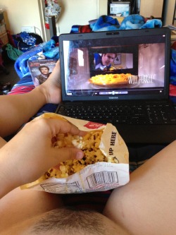 Pelo d’Autore n° 1983 Che dolce&hellip;. beautifullyundressed:  Stepbrothers, popcorn, no pants. My life is perfect in this moment. 