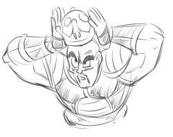   alantupadre said to funsexydragonball: OMG FunsexyDB, only you can guess the perfect answer to Nappa using the Super Crown drawed by mangaka Dragon Garow Lee!!!!!!!!!!!  