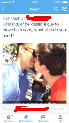 gracefuckinghelbig:  Wow, yes. Round of applause. Apology accepted. Nash Grier, God of the gays, everybody.