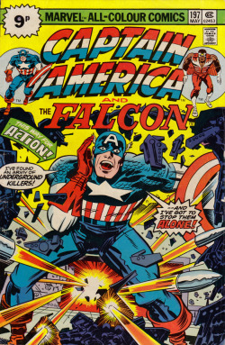 Captain America No. 197 (Marvel Comics, 1976). Cover art by Jack Kirby.From Oxfam in Nottingham.