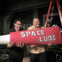 I had an important job on the set of @ninjasexparty #spacelube