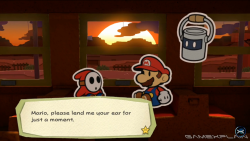 captain-rez:  hokuto-boo-no-ken:  whygena:  methados:  aristocrat-wolf:  greenhairedheroine-youttaharime:  Don’t you ever wish that you could escape from the hardships of your everyday life?  - Shy Guy (Paper Mario: Color Splash, 2016)  Holy FUCK 