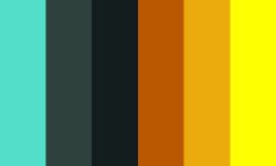 color-palettes:  Midna - Submitted by Anonymous #53dec9 #2e413d #141d1d #ba5701 #ecab0d #feff01  Now this will come in handy&hellip;