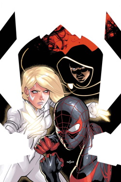 fyeahmilesmorales-blog:  CATACLYSM: ULTIMATE SPIDER-MAN #2 (of 3)BRIAN MICHAEL BENDIS (W) • DAVID MARQUEZ (A/C)• The young heroes of the ULTIMATE UNIVERSE gather together to save New York from the terror of GALACTUS!!!• War time romance blooms!•