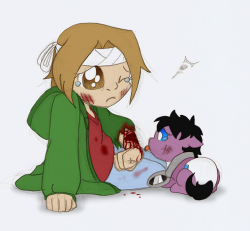 thedenofravenpuff:  Response to this amazingness I wasn’t prepared for, from Human in Ponyvile.   Awww ;w;