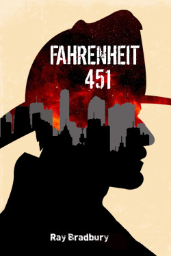 wordsnquotes:  BOOK OF THE DAY: Fahrenheit 451 by Ray Bradbury  Ray Bradbury’s Fahrenheit 451 is poetic. The title, Fahrenheit 451 symbolizes the temperature at which paper burns. This minor detail holds the premise of this dystopian novel.  Guy