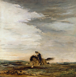 antipahtico:The Scottish Horseman ~ Gustave Moreau 1852/54