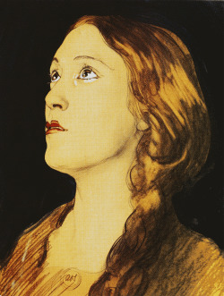 abystle:    Charlotte Newman, 1935 by Austin Osman Spare   