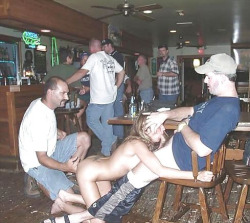 masterwhoremonger:  rapedolls:  Why she’s employed at the bar. ŭ a blowjob.   Everyone gets a turn at the local bar