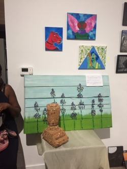 jupitersaurus:  My art showcase went fantastic. My display space was tiny to accommodate the amount of pieces I had but it was awesome. I just got invited to participate in an art market so hopefully things go well with that!