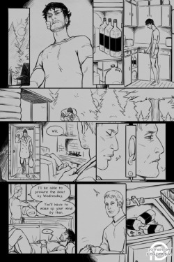 reapersun:  Support Wayfinding on Patreon! =&gt; Reapersun@Patreon &lt;-Page 4 - Page 5&amp;6 - Page 7-&gt; Wayfinding is a post s3 Hannigram story that I’m funding through  my Patreon. If the comic interests you then please consider funding me  or