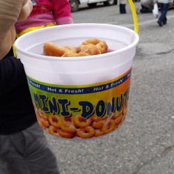 Mini donuts at the flea market  (at Cloverdale