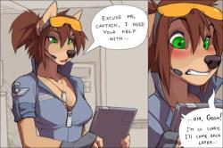 furryloverxxx:  lesbianfurs:  here’s one quick comic for you Wolfclaw21, more incoming soon ~Skye  One of my favorite comic’s 