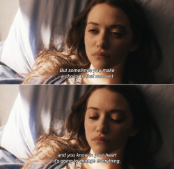 anamorphosis-and-isolate:  Daydream Nation (2010)  Caroline: But sometimes you make a choice in that moment and you know in your heart it’s going to change everything.  