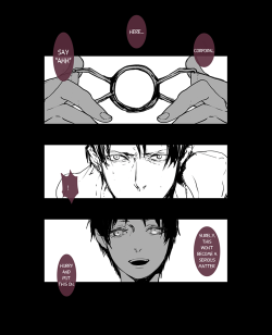rockingstairs:  kiokushitaka-nsfw:  エレリの漫画とエレンの練習 | NPN♥ねーぽん (Eren Practice &amp; Ereri Cartoon) Crappy translation by yours truly. I have the hardest time with sound effects, so they may not be the most accurate, but
