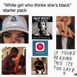 daamian:  sztivipvc:  :ddddDDDd'DDd klasszik  this goes to other non black girls as well we see all of you  