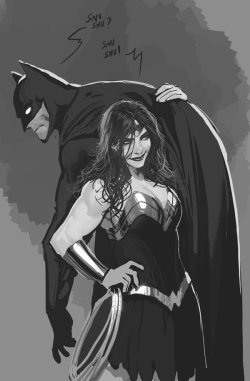 comicbookwomen:  WW + Batman by Stjepan Sejic 