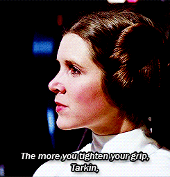 oh-hera-no:  padmeamldala:  “No star system will dare oppose the emperor now. Not after we demonstrate the power of this station.”    #I didn’t realize until I got on tumblr and rewatched the films #that leia was still a teenager in a new hope #and