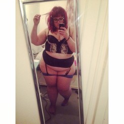 thunderthighssavelives:Oops.. 🙈 #lingerie #stockings #suspenders #plussize #bbw #fat #fatty #effyourbeautystandards #honormycurves #bodypositive #curves #curvy #thunderthighssavelives