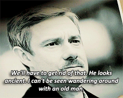 kriskenshin:  havetardiswilltimetravel:  gorskiwll: I don’t shave for Sherlock Holmes.  HE SMILES IN THAT SECOND GIF. Even as he’s furious, he fucking smiles when Sherlock asks if his mustache rubs off too. Because he can’t fucking help it. He hasn’t