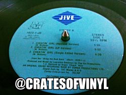 Steady B - Cheatin&rsquo; Giirl | Jive/RCA 1023-1-JD |#oldschool #hiphop | #onmyturntable #vinyloftheday