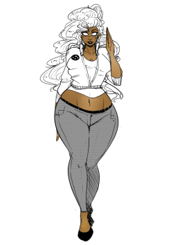 kanayastrider:  some casual Ororo with RIDICULOUS 90’s HAIR