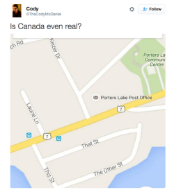 buzzfeedcanada:   Canada is not a real country.  