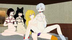 AnimationIt seems Yang is enjoying one of her bondage sessions (even if Ruby disagrees and Blake is tired of her shit xD) :3I had a lot of fun animating this one and i really hope you enjoy it too. Weiss x Yang was one of the last “couples” i didn’t