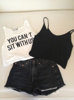 balenciag-a:  sele-na:  kproductions1234:  kproductions1234: Shirts: Brandy Melville Shorts: Urban Outfitters  this is perf  wow i need that shirt omfg 