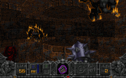 dos-ist-gut:  Hexen: Beyond Heretic (Raven Software Corporation, 1995) Like Heretic before it, Raven’s Hexen takes the Doom engine and sets it in a dark, medieval fantasy world. Unlike Heretic, though, Hexen is more than just Doom with spells. 3 different